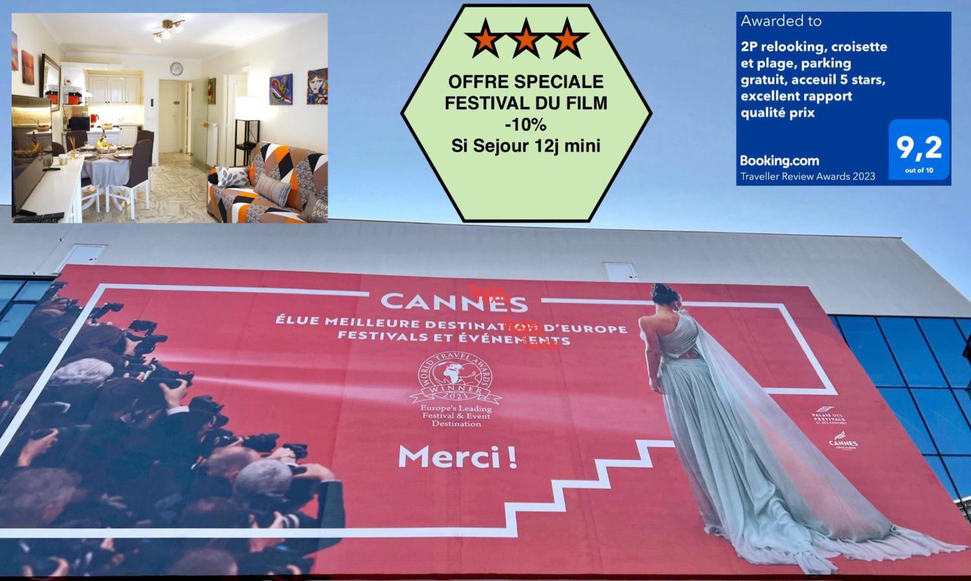 Cannes Cinema Festival Apartment: Netflix, IPTV & Free Parking Exterior photo